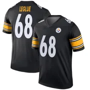 Black Men's John Leglue Pittsburgh Steelers Legend Jersey