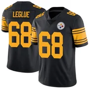 Black Men's John Leglue Pittsburgh Steelers Limited Color Rush Jersey