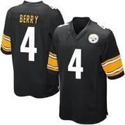 Black Men's Jordan Berry Pittsburgh Steelers Game Team Color Jersey