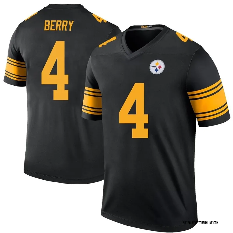 Black Men's Jordan Berry Pittsburgh Steelers Legend Color Rush Jersey