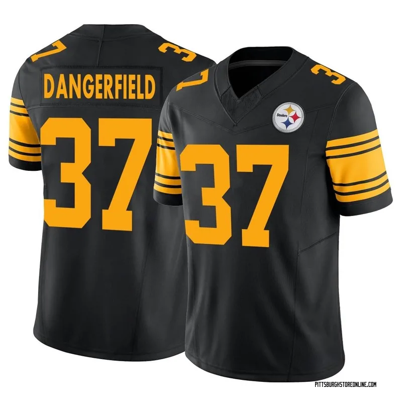 Jordan Dangerfield Pittsburgh Steelers Women's Backer V-Neck T-Shirt - Ash