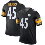 Black Men's Julius Welschof Pittsburgh Steelers Legend Jersey