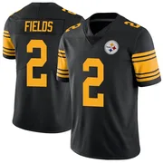 Black Men's Justin Fields Pittsburgh Steelers Limited Color Rush Jersey