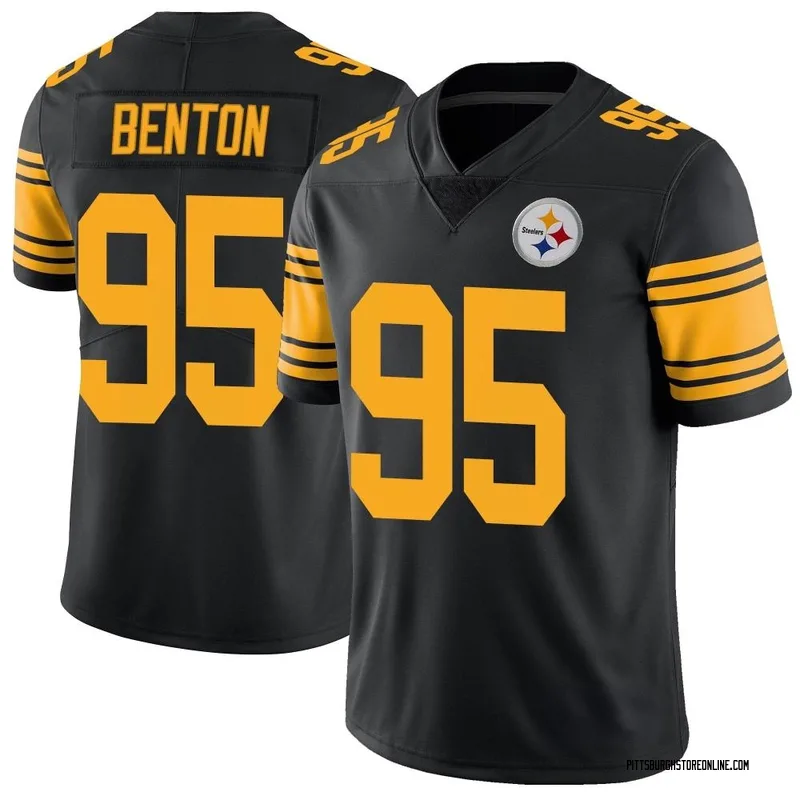 Black Men's Keeanu Benton Pittsburgh Steelers Limited Color Rush Jersey