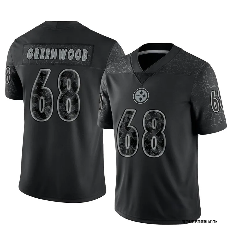 Unsigned LC Greenwood Jersey #68 Pittsburgh Custom Stitched Black Football  New No Brands/Logos Sizes S-3XL