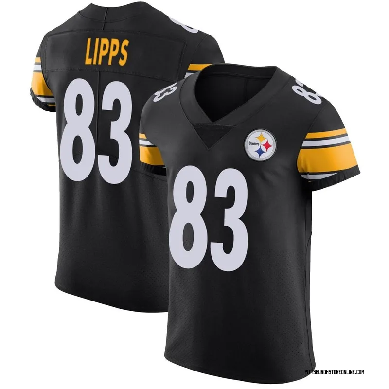 Black Men's Louis Lipps Pittsburgh Steelers Elite Team Color Vapor Untouchable Jersey