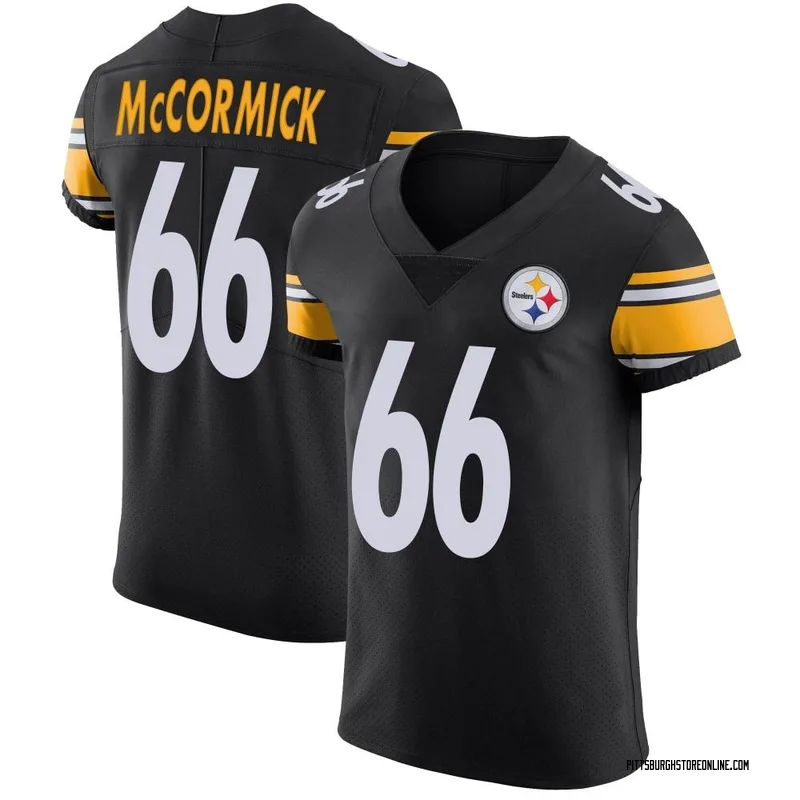 Black Men's Mason McCormick Pittsburgh Steelers Elite Team Color Vapor Untouchable Jersey