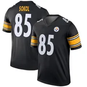 Black Men's Matt Sokol Pittsburgh Steelers Legend Jersey