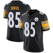 Black Men's Matt Sokol Pittsburgh Steelers Limited Team Color Vapor Untouchable Jersey