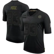 Black Men's Merril Hoge Pittsburgh Steelers Limited 2020 Salute To Service Jersey