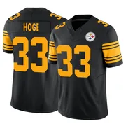 Black Men's Merril Hoge Pittsburgh Steelers Limited 2nd Alternate Vapor F.U.S.E. Jersey