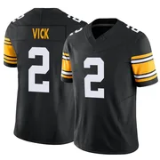 Black Men's Mike Vick Pittsburgh Steelers Limited Alternate Vapor F.U.S.E. Jersey