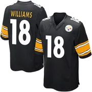 Black Men's Mike Williams Pittsburgh Steelers Game Team Color Jersey