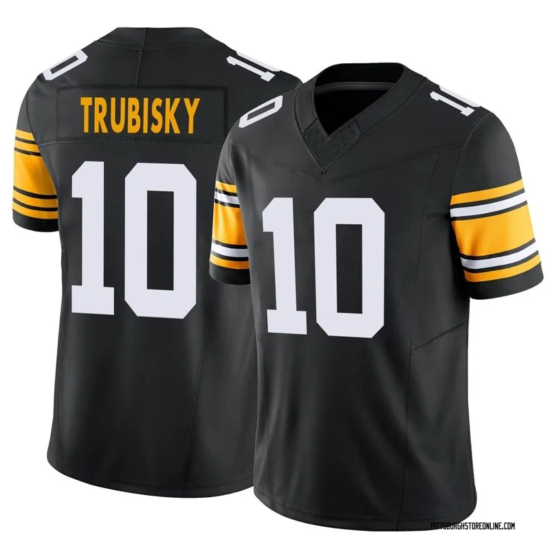 Pittsburgh Steelers Mitchell Trubisky 10 Game Player Jersey - White Jersey  - Bluefink