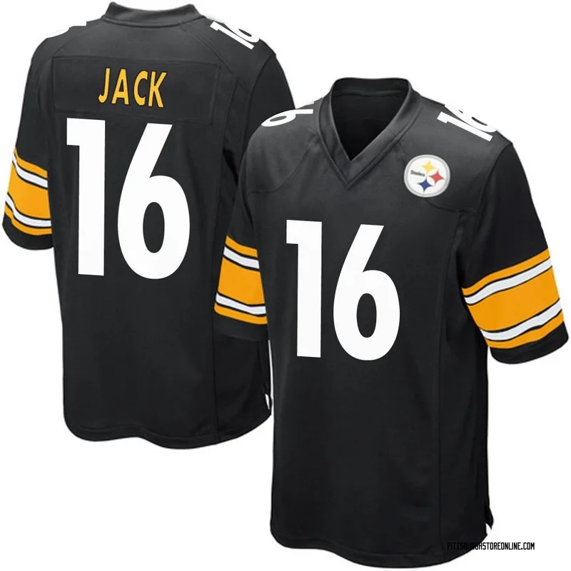 Black Men's Myles Jack Pittsburgh Steelers Game Team Color Jersey