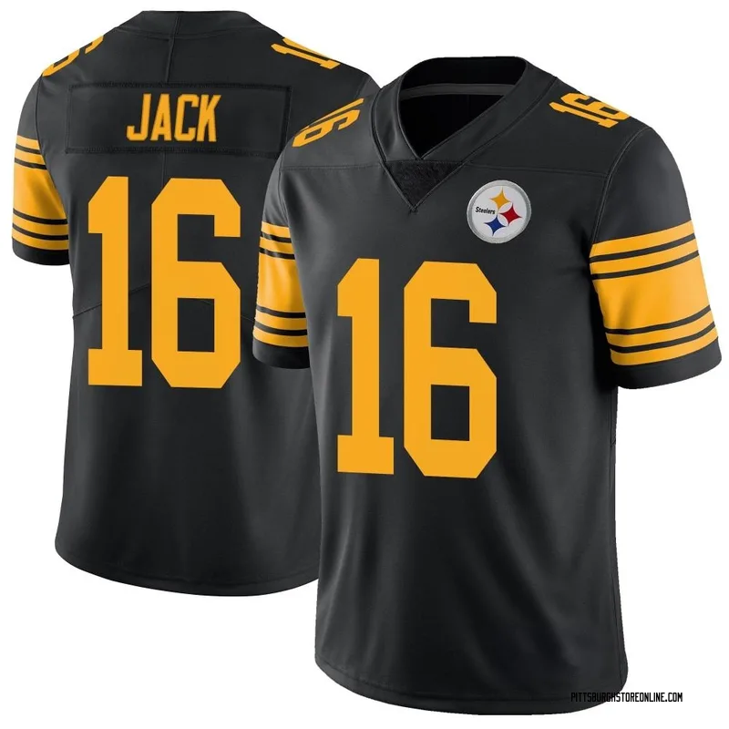 Black Men's Myles Jack Pittsburgh Steelers Limited Color Rush Jersey