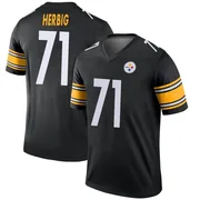 Black Men's Nate Herbig Pittsburgh Steelers Legend Jersey