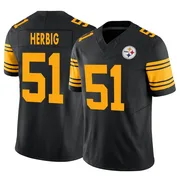 Black Men's Nick Herbig Pittsburgh Steelers Limited 2nd Alternate Vapor F.U.S.E. Jersey