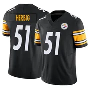 Black Men's Nick Herbig Pittsburgh Steelers Limited Vapor F.U.S.E. Jersey