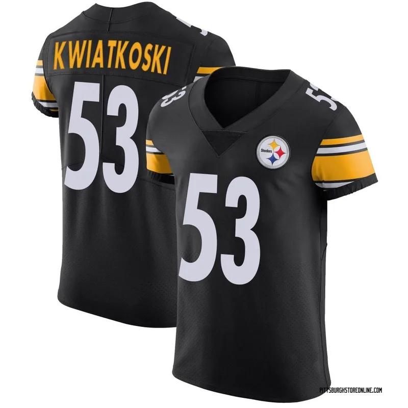 Black Men's Nick Kwiatkoski Pittsburgh Steelers Elite Team Color Vapor Untouchable Jersey