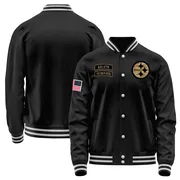 Black Men's Pittsburgh Steelers Salute to Service Sideline Performance Jacket