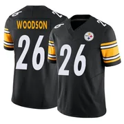 Black Men's Rod Woodson Pittsburgh Steelers Limited Vapor F.U.S.E. Jersey