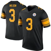 Black Men's Russell Wilson Pittsburgh Steelers Legend Color Rush Jersey