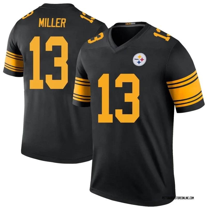 Black Men's Scotty Miller Pittsburgh Steelers Legend Color Rush Jersey