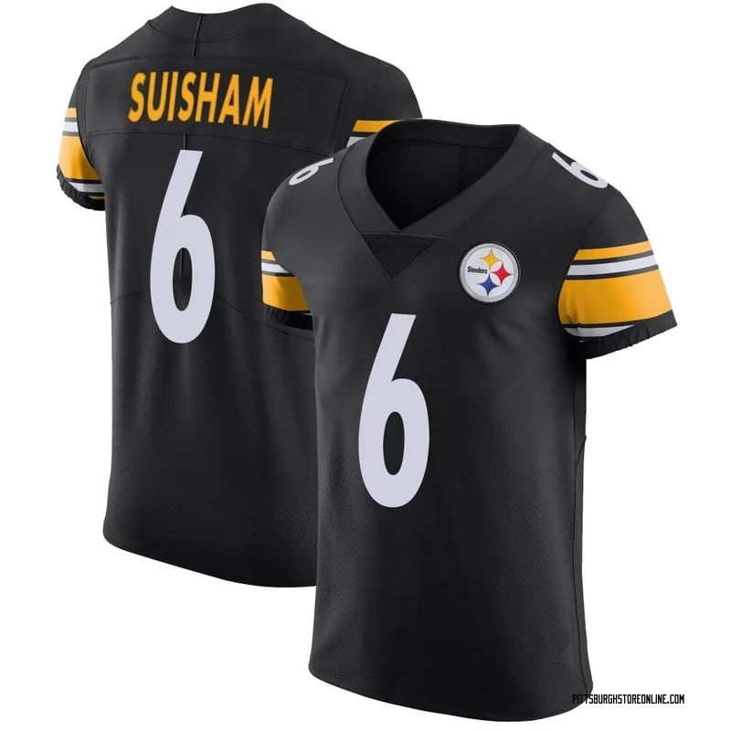 Black Men's Shaun Suisham Pittsburgh Steelers Elite Team Color Vapor Untouchable Jersey