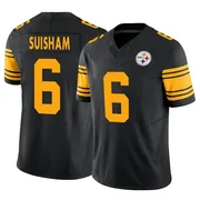 Black Men's Shaun Suisham Pittsburgh Steelers Limited 2nd Alternate Vapor F.U.S.E. Jersey