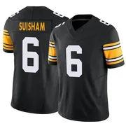 Black Men's Shaun Suisham Pittsburgh Steelers Limited Alternate Vapor F.U.S.E. Jersey