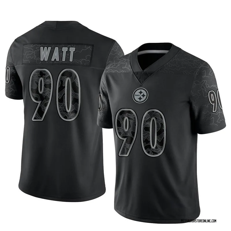 : T.J. Watt Jersey #90 Pittsburgh Custom Stitched Black