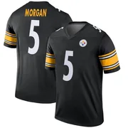 Black Men's Tanner Morgan Pittsburgh Steelers Legend Jersey