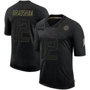 Black Men's Terry Bradshaw Pittsburgh Steelers Limited 2020 Salute To Service Jersey