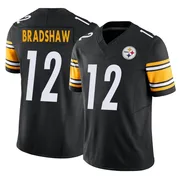 Black Men's Terry Bradshaw Pittsburgh Steelers Limited Vapor F.U.S.E. Jersey