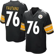 Black Men's Troy Fautanu Pittsburgh Steelers Game Team Color Jersey