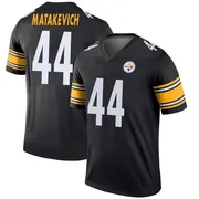 Black Men's Tyler Matakevich Pittsburgh Steelers Legend Jersey