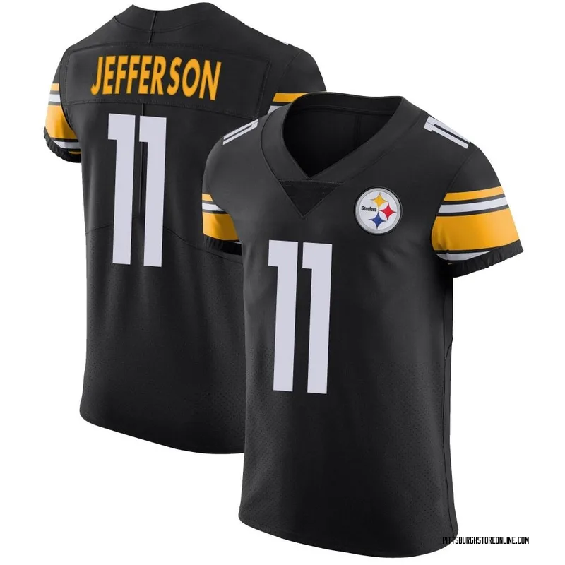 Black Men's Van Jefferson Pittsburgh Steelers Elite Team Color Vapor Untouchable Jersey