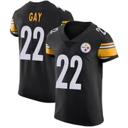 Black Men's William Gay Pittsburgh Steelers Elite Team Color Vapor Untouchable Jersey