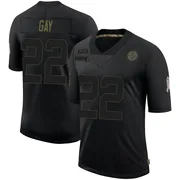 Black Men's William Gay Pittsburgh Steelers Limited 2020 Salute To Service Jersey