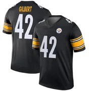 Black Men's Zyon Gilbert Pittsburgh Steelers Legend Jersey