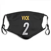 Black Mike Vick Pittsburgh Steelers Washable & Reusable Face Mask With PM2.5 Filter