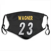 Black Mike Wagner Pittsburgh Steelers Washable & Reusable Face Mask With PM2.5 Filter