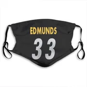 Black Trey Edmunds Pittsburgh Steelers Washable & Reusable Face Mask With PM2.5 Filter