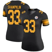 Black Women's Aaron Shampklin Pittsburgh Steelers Legend Color Rush Jersey