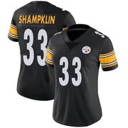 Black Women's Aaron Shampklin Pittsburgh Steelers Limited Team Color Vapor Untouchable Jersey