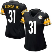 Black Women's Beanie Bishop Jr. Pittsburgh Steelers Game Team Color Jersey