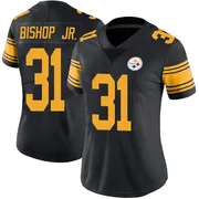 Black Women's Beanie Bishop Jr. Pittsburgh Steelers Limited Color Rush Jersey