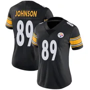 Black Women's Brandon Johnson Pittsburgh Steelers Limited Team Color Vapor Untouchable Jersey