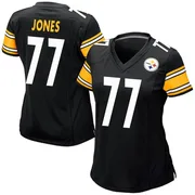 Black Women's Broderick Jones Pittsburgh Steelers Game Team Color Jersey